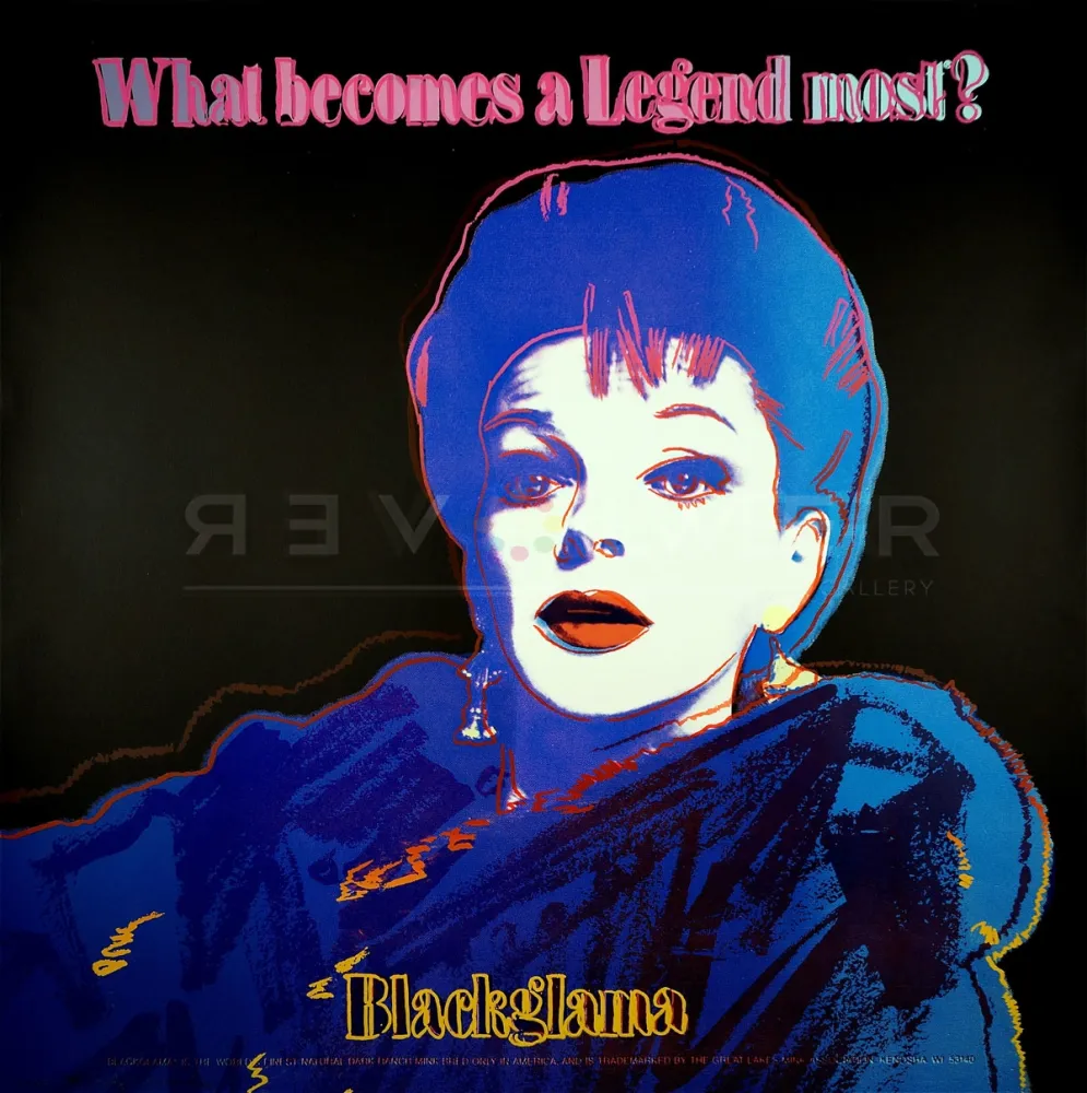 Zeefdruk Warhol - Blackglama (Judy Garland) (FS II.351)