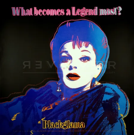 Zeefdruk Warhol - Blackglama (Judy Garland) (FS II.351)