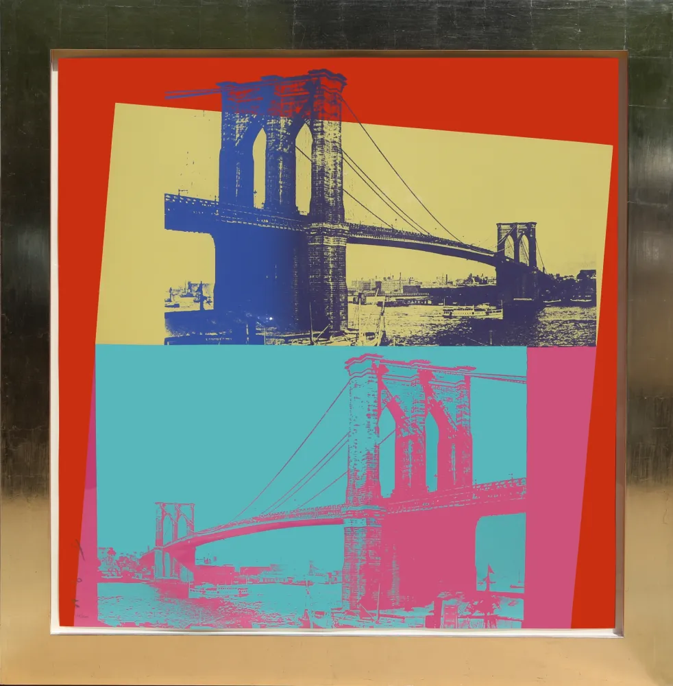 Zeefdruk Warhol - Brooklyn Bridge (FS II.290)
