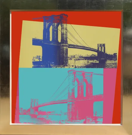 Zeefdruk Warhol - Brooklyn Bridge (FS II.290)