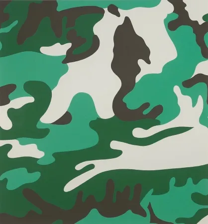 Zeefdruk Warhol - Camouflage (FS II.406)