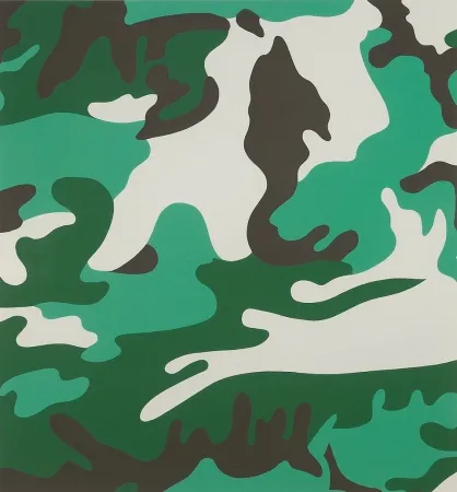 Zeefdruk Warhol - Camouflage (FS II.406)