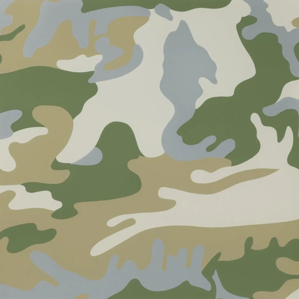Zeefdruk Warhol - Camouflage (FS II.407)