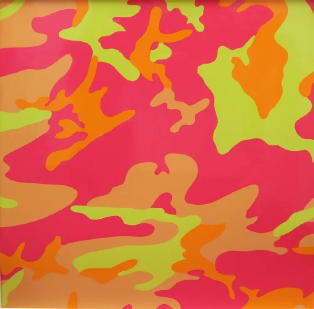 Zeefdruk Warhol - Camouflage (FS II.409)
