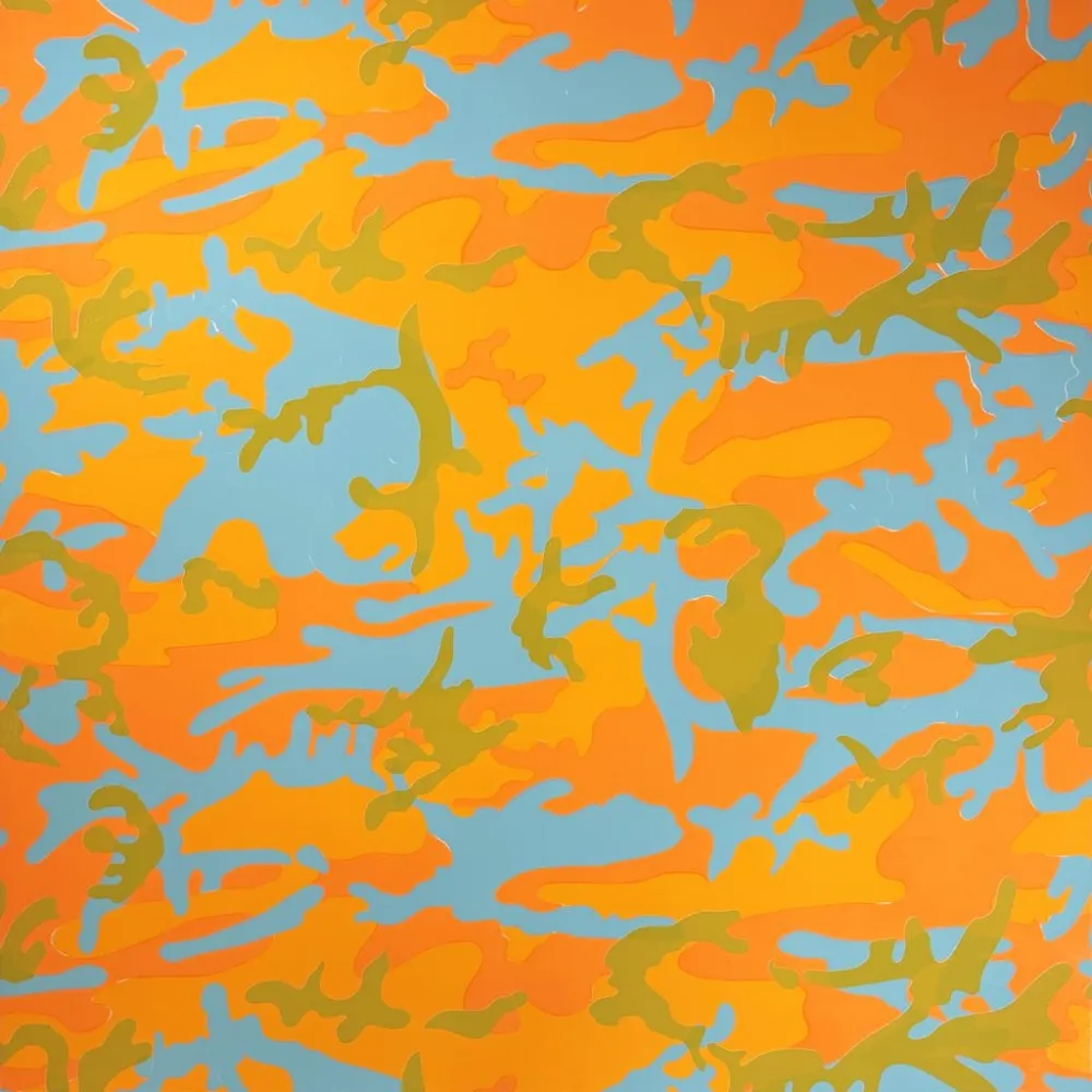 Zeefdruk Warhol - Camouflage, II.413