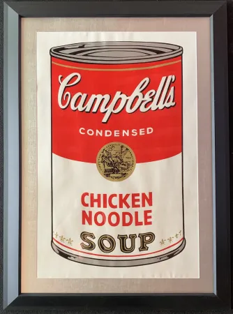 Zeefdruk Warhol - Campbell’s soup