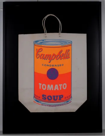 Zeefdruk Warhol - Campbell's Soup Bag
