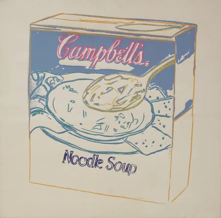 Zeefdruk Warhol - Campbell’s Soup Box: Noodle Soup