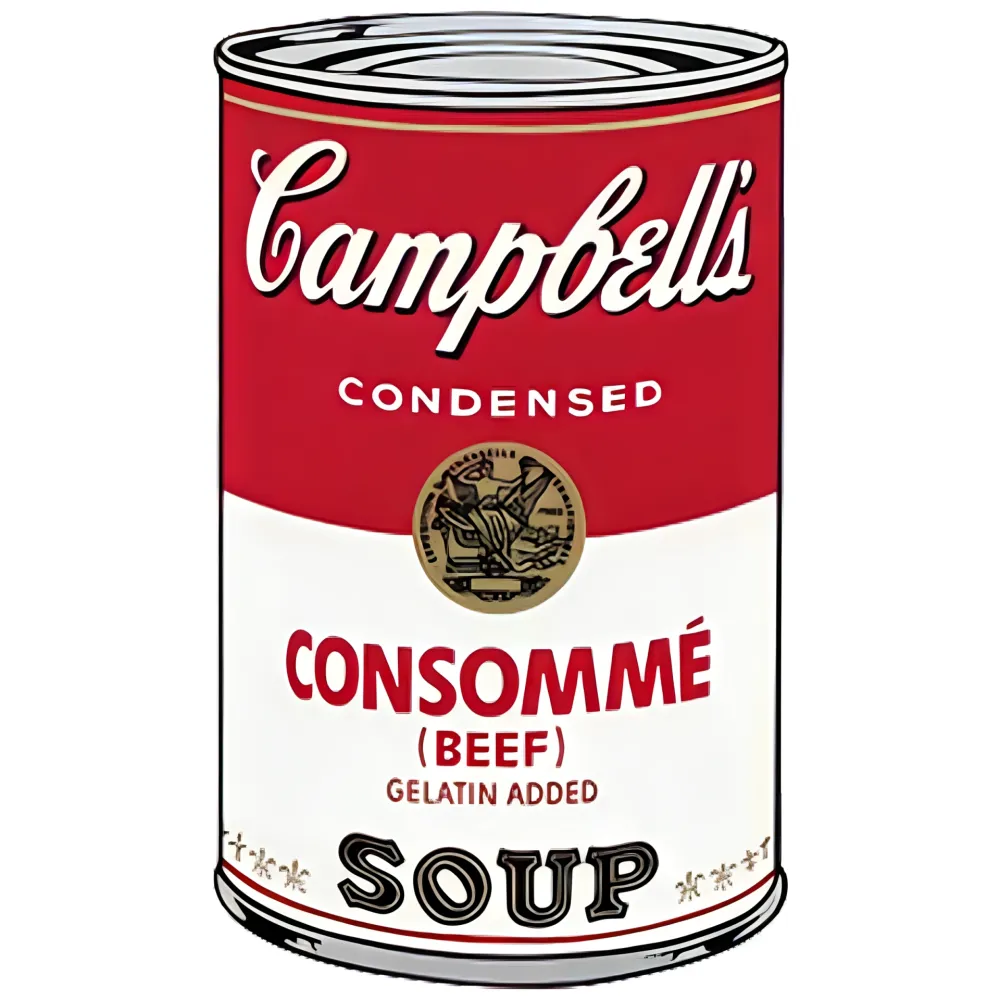 Zeefdruk Warhol - Campbell's Soup: Consommé (FS II.52)