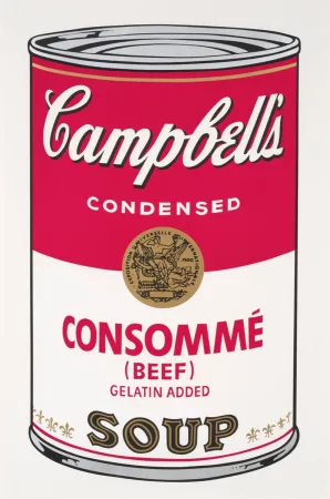 Zeefdruk Warhol - Campbell's Soup: Consommé (FS II.52)