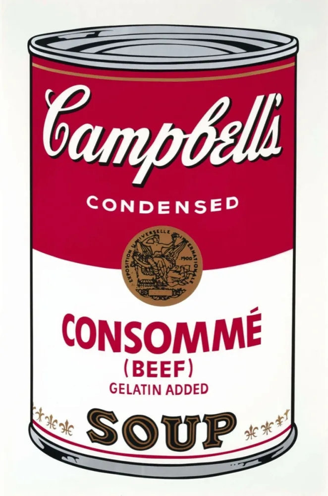 Zeefdruk Warhol - Campbell's Soup: Consommé (FS II.52)