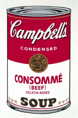 Zeefdruk Warhol - Campbell's Soup: Consommé (FS II.52)