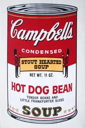 Zeefdruk Warhol - Campbell's Soup: Hot Dog Bean