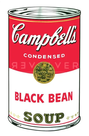 Zeefdruk Warhol - Campbell's Soup I: Black Bean (FS II.44)