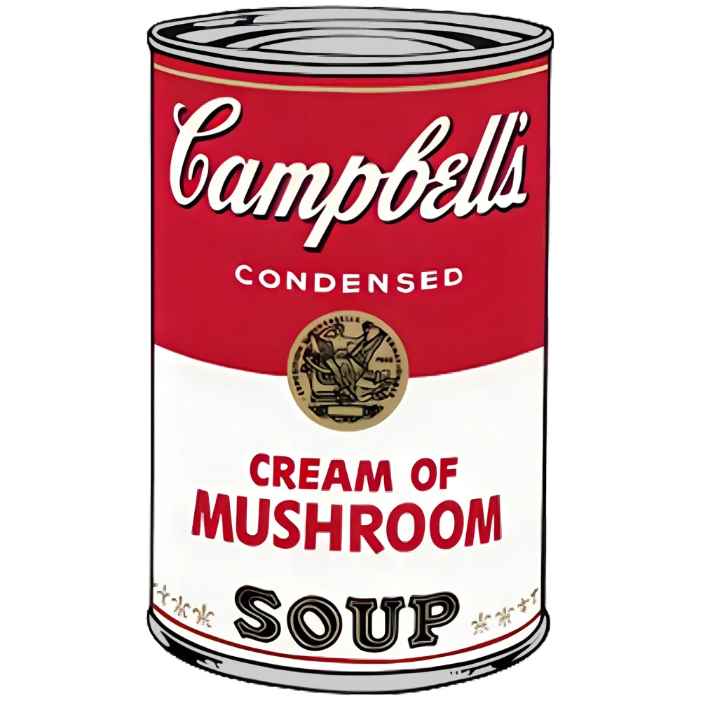 Zeefdruk Warhol - Campbell’s Soup I: Cream of Mushrooms