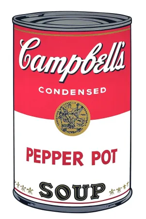 Zeefdruk Warhol - Campbell’s Soup I: Pepper Pot