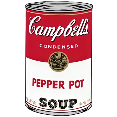 Zeefdruk Warhol - Campbell’s Soup I: Pepper Pot (FS II.51)