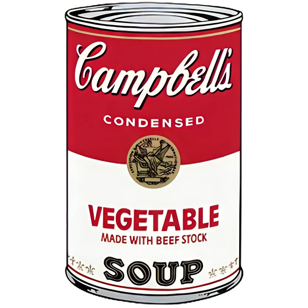 Zeefdruk Warhol - Campbell's Soup I: Vegetable (FS II.48)