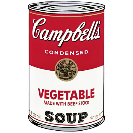 Zeefdruk Warhol - Campbell's Soup I: Vegetable (FS II.48)