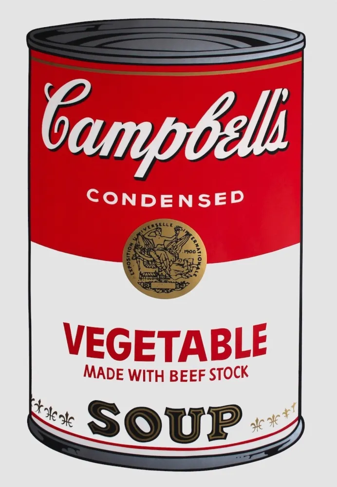 Zeefdruk Warhol - Campbell's Soup I: Vegetable (FS II.48)