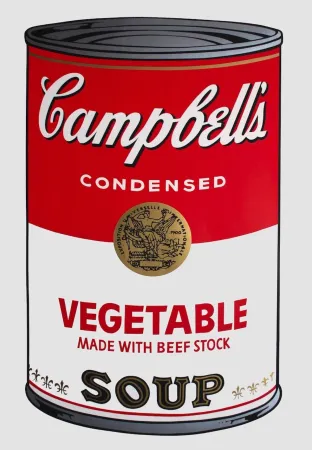 Zeefdruk Warhol - Campbell's Soup I: Vegetable (FS II.48)