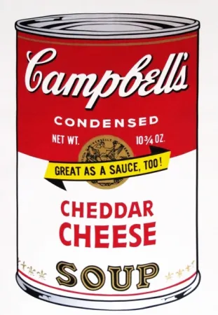 Zeefdruk Warhol - Campbell’s Soup II: Cheddar Cheese 
