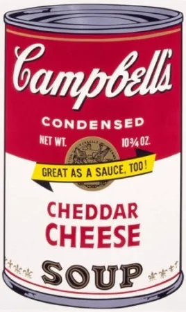 Zeefdruk Warhol - Campbell’s Soup II: Cheddar Cheese 