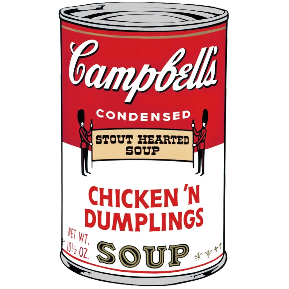 Zeefdruk Warhol - Campbells Soup II: Chicken N Dumplings (FS II.58)