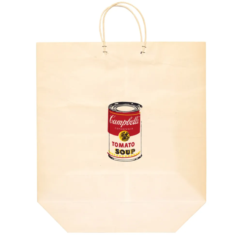 Zeefdruk Warhol - Campbells Soup Shopping Bag (FS II.4)