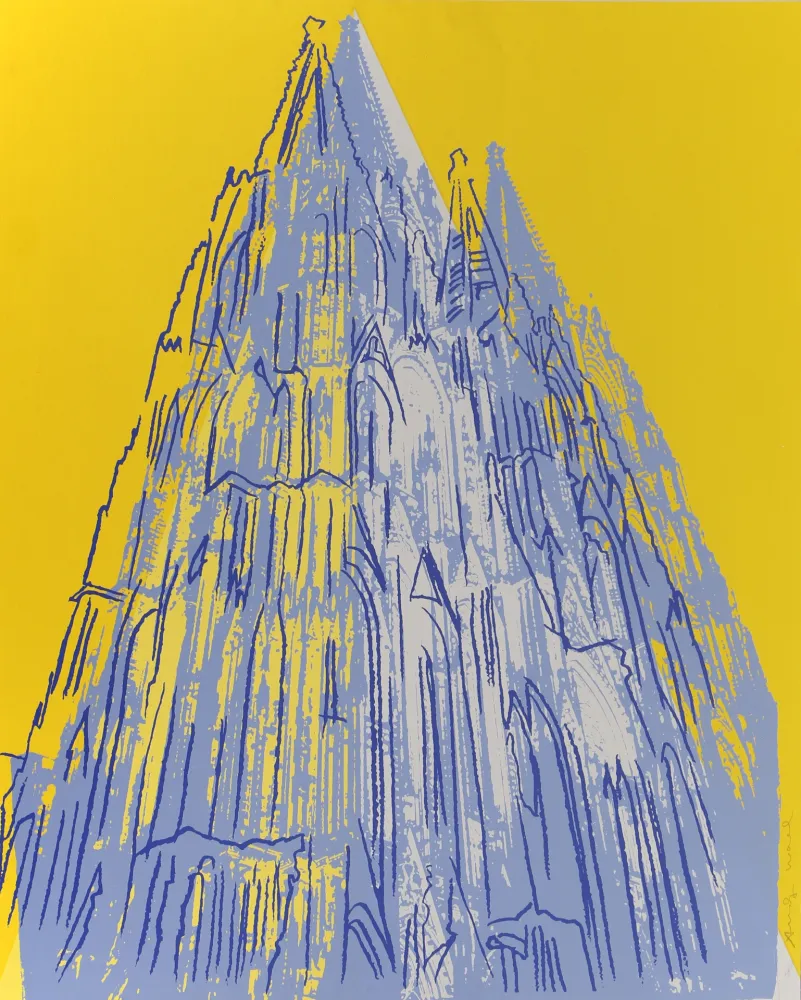 Zeefdruk Warhol - Cologne Cathedral FS II.363