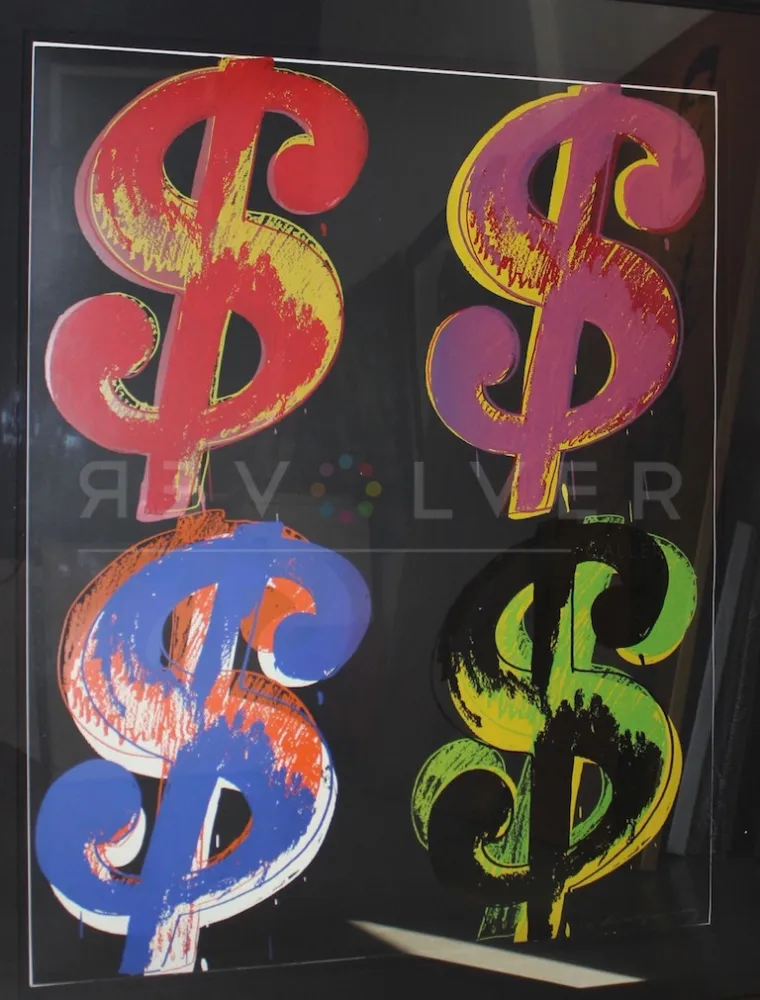 Zeefdruk Warhol - Dollar Sign, 4 (FS II.282)