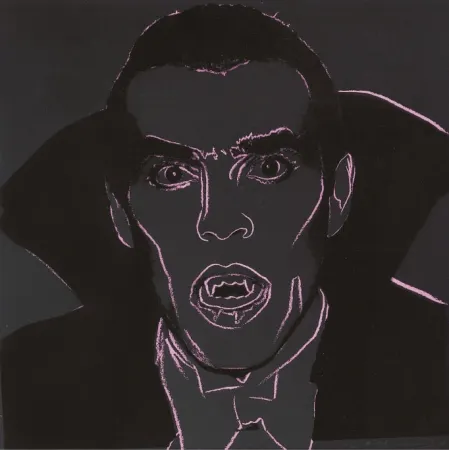 Zeefdruk Warhol - Dracula