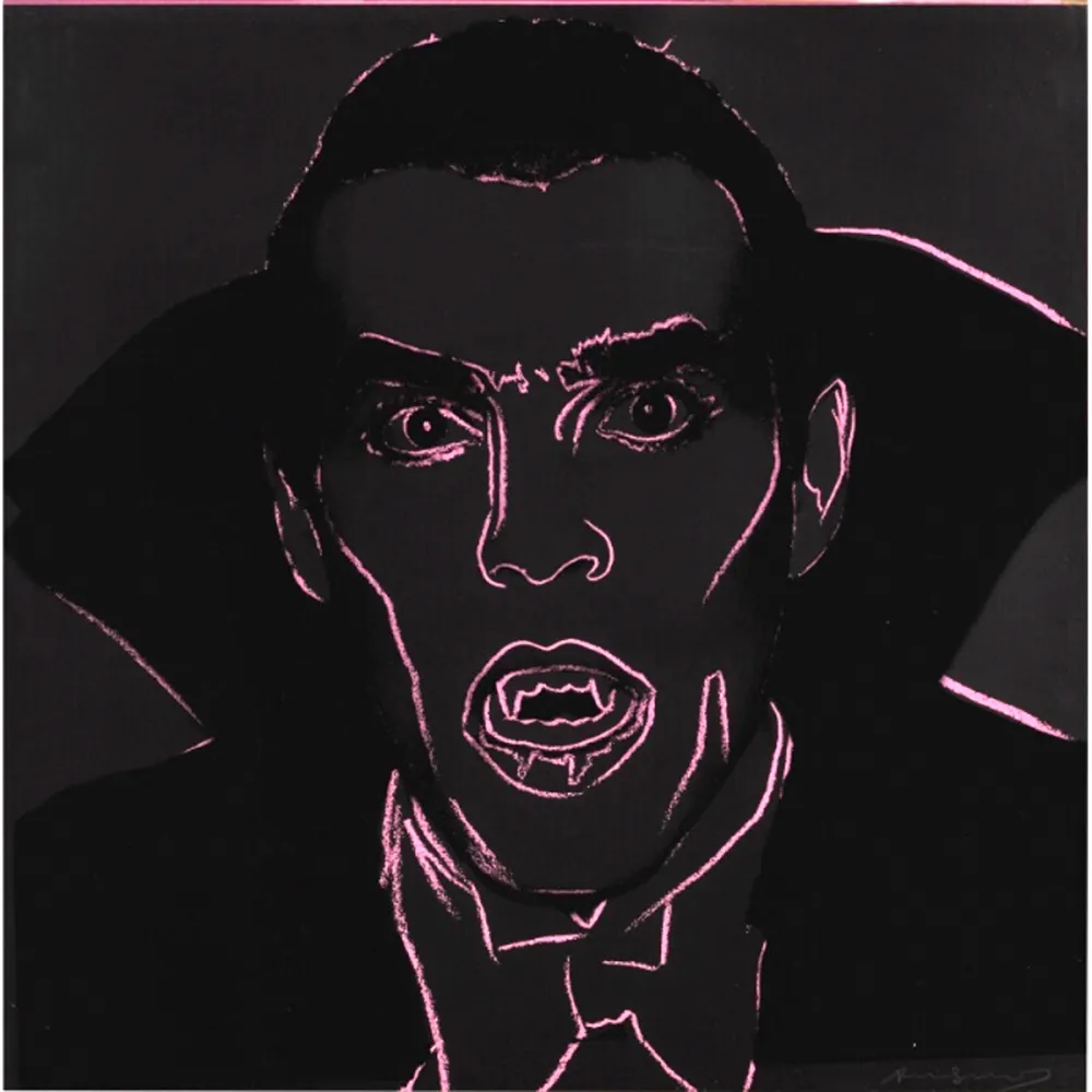 Zeefdruk Warhol - Dracula (FS II.264)