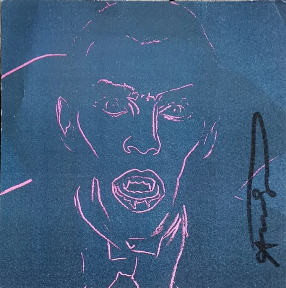 Zeefdruk Warhol - Dracula 