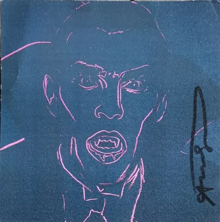 Zeefdruk Warhol - Dracula 