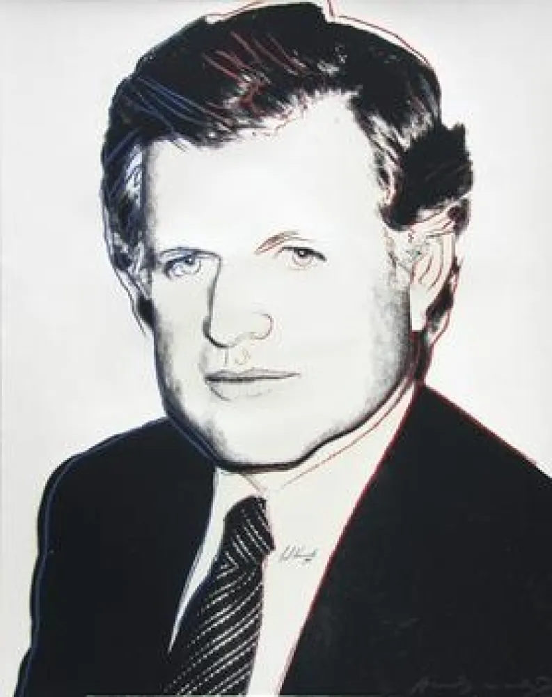 Zeefdruk Warhol - Edward Kennedy  