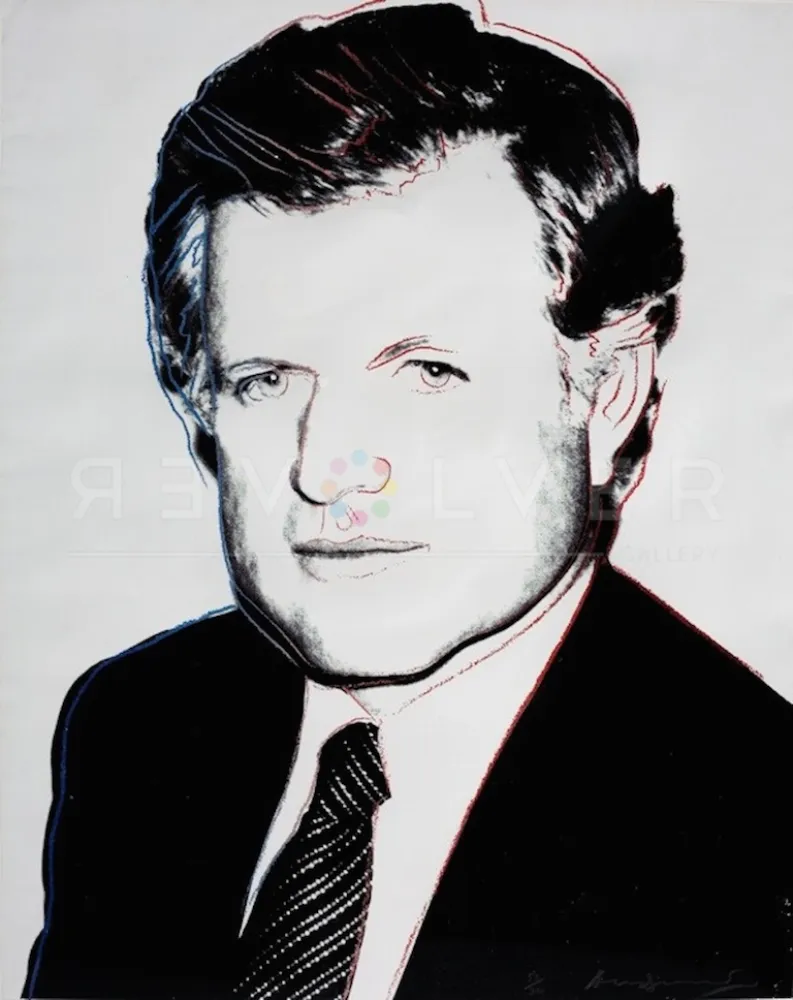 Zeefdruk Warhol - Edward Kennedy 