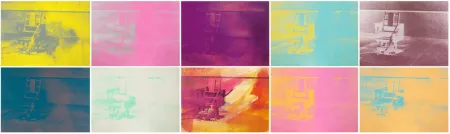 Zeefdruk Warhol - Electric Chair Complete Portfolio