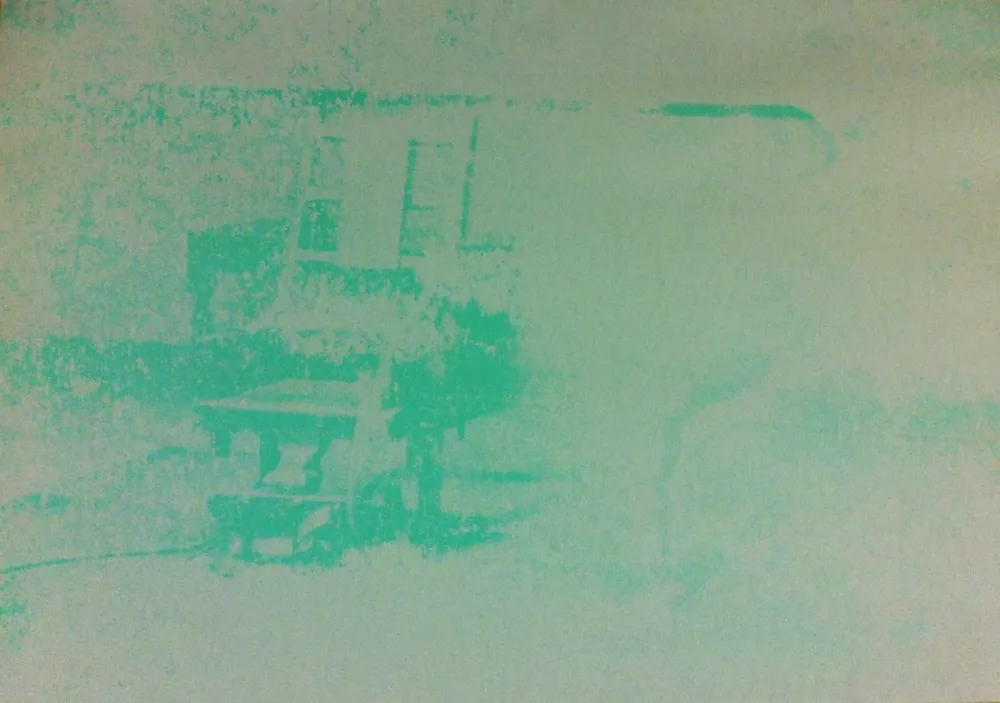 Zeefdruk Warhol - Electric Chair (FS II.80)
