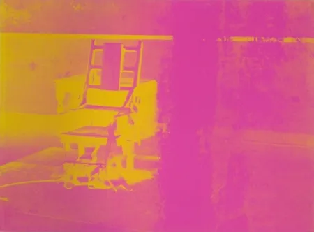 Zeefdruk Warhol - Electric Chair (FS II.82)