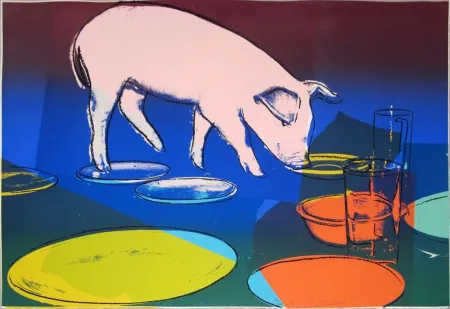 Zeefdruk Warhol - FIESTA PIG FS II.184