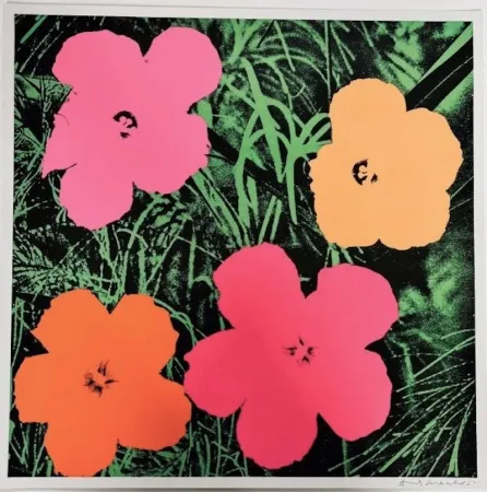 Lithografie Warhol - Flowers