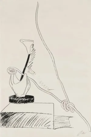 Zeefdruk Warhol - Flowers (Black and White), FS II.101