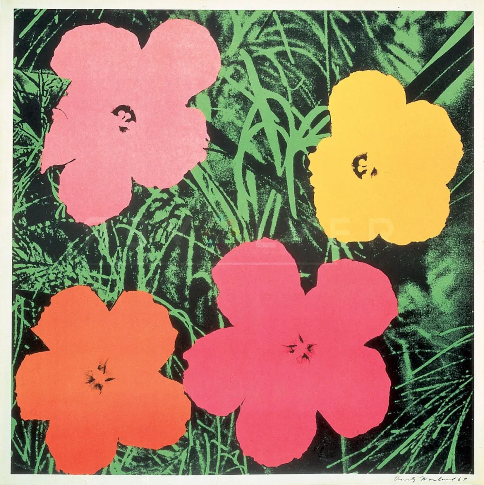 Zeefdruk Warhol - Flowers (FS II.6)
