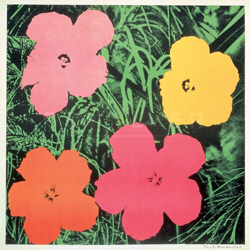 Zeefdruk Warhol - Flowers (FS II.6)