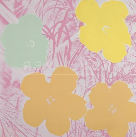 Zeefdruk Warhol - Flowers (FS II.70)