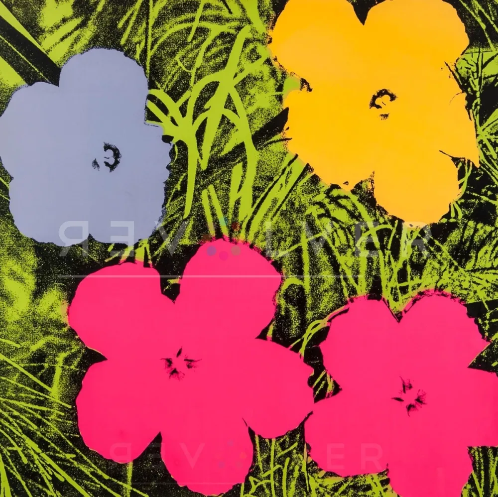 Zeefdruk Warhol - Flowers (FS II.73)