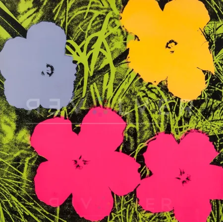 Zeefdruk Warhol - Flowers (FS II.73)