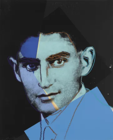 Zeefdruk Warhol - Franz Kafka