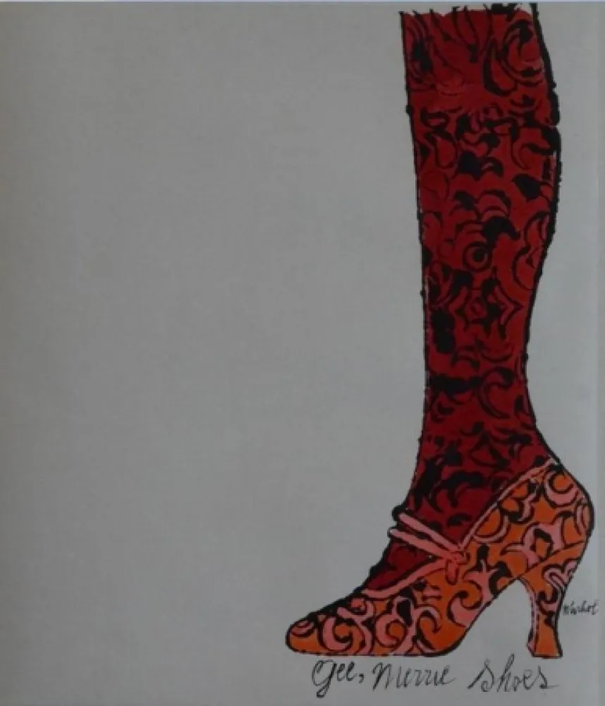 Lithografie Warhol - Gee, Merrie Shoes (Red)